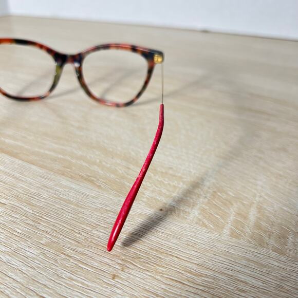 Ray-Ban RB5360 5714 Eyeglasses FRAMES ONLY Pink/Red Gold READ DESC Cat Eye 52-18 main image 11